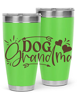 Dog Grandma Style 101#- dog- Tumbler