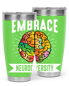 EmbraceNeurodiversityAwarenessTshirt 133#- alzheimers- Tumbler