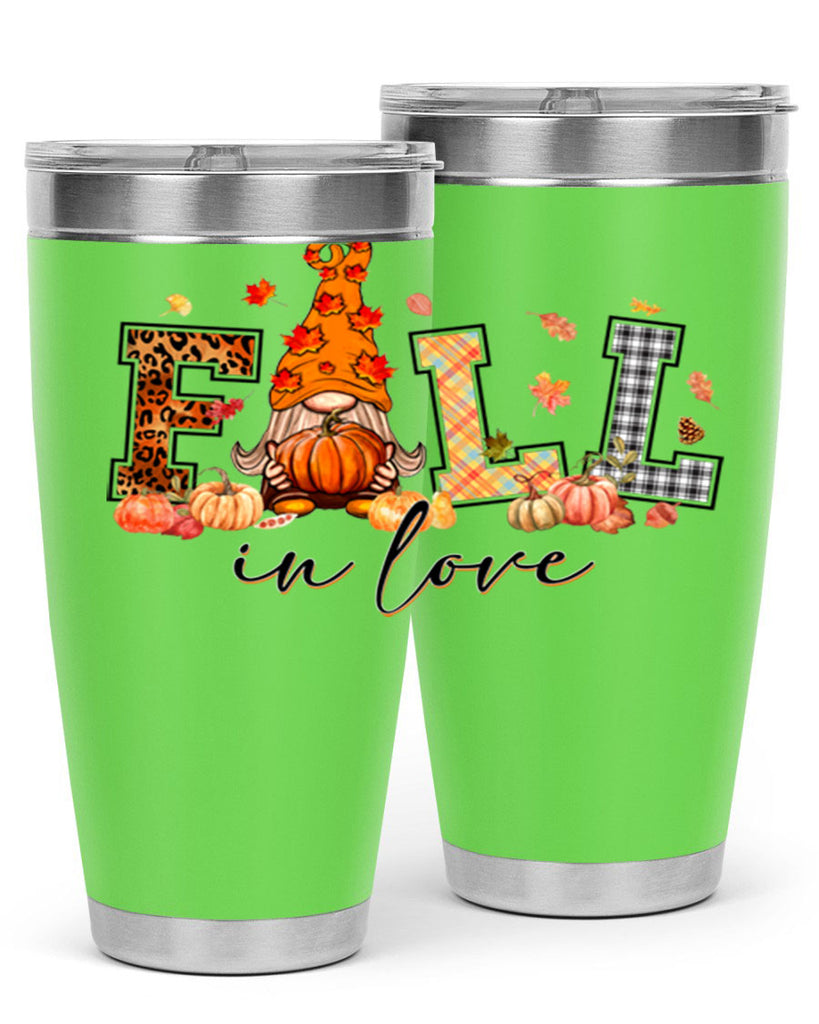 FALLinloveFallGnome 151#- fall- Tumbler