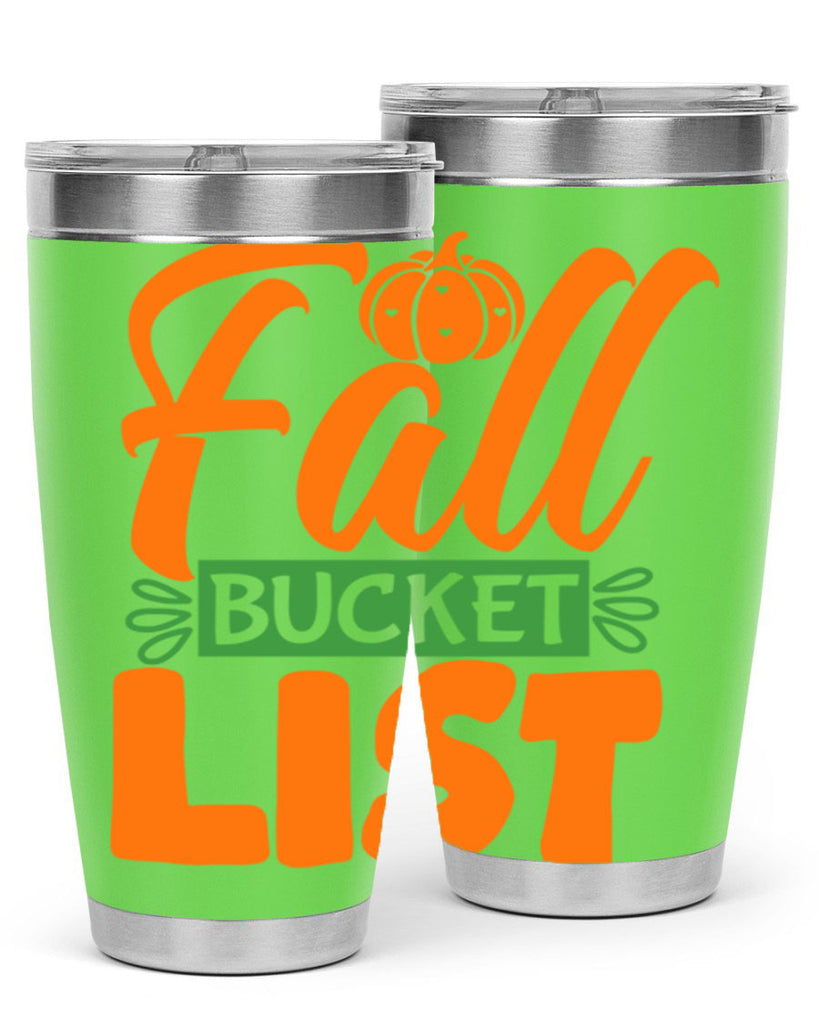 Fall Bucket List 93#- fall- Tumbler