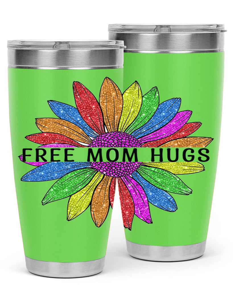 Free Mom Hugs Gay Pride Lgbt Flower 26#- lgbt- Tumbler