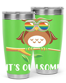 Funny Owl Gift Im Owlsome A TurtleRabbit 7#- owl- Tumblers