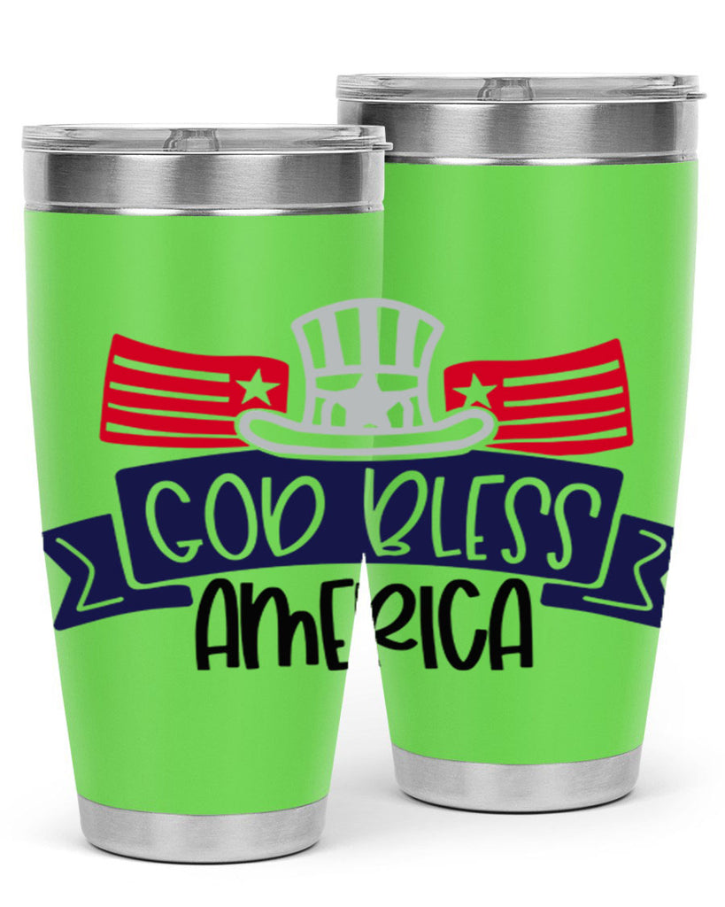 God Bless America Style 151#- Fourt Of July- Tumbler