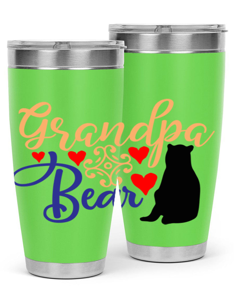 Grandpa bear 43#- grandpa - papa- Tumbler