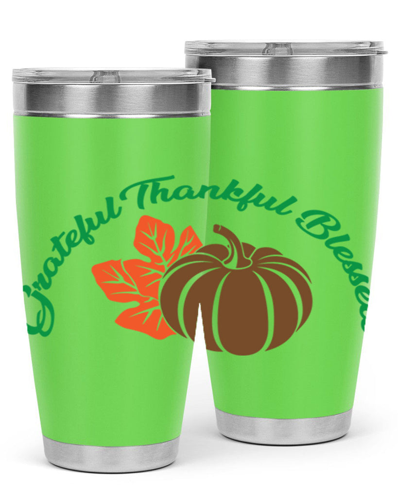 Grateful Thankful Blessed 214#- fall- Tumbler