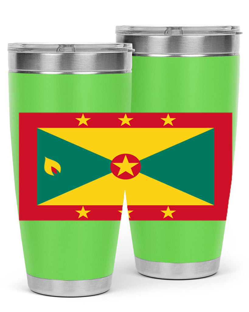 Grenada 130#- world flags- Tumbler