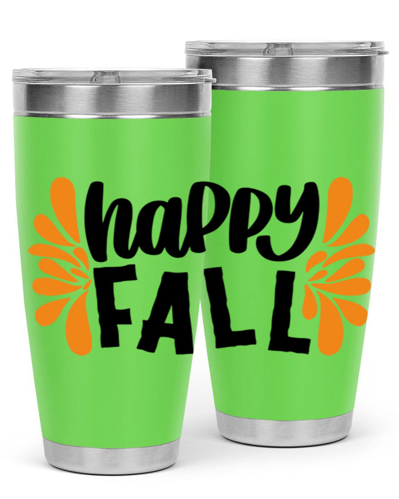 Happy Fall 491#- fall- Tumbler