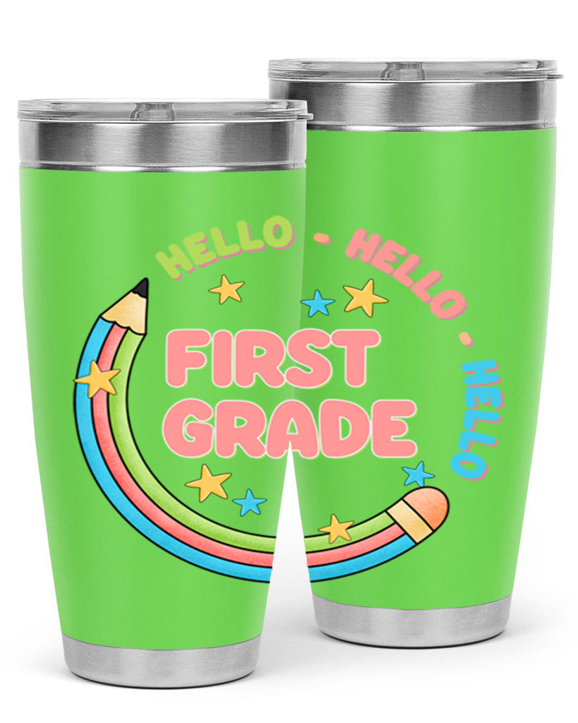 Hello 1st Grade Pencil 15#- 1st grade- Tumbler