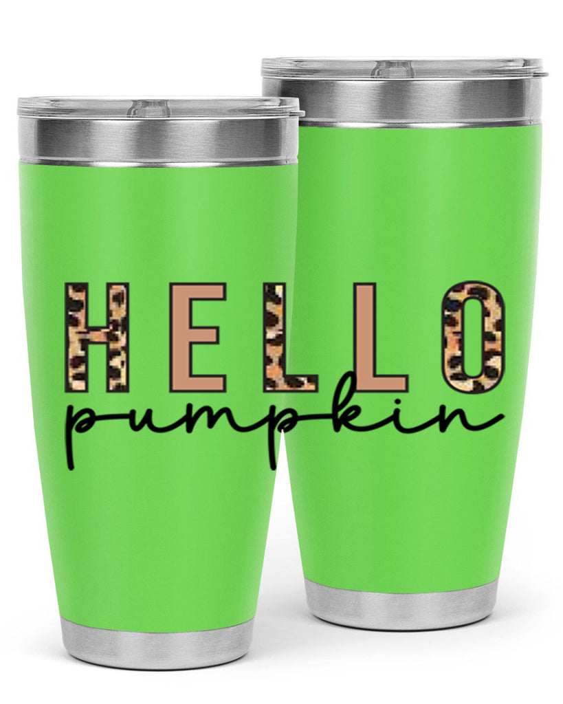 Hello Pumpkin Fall 291#- fall- Tumbler