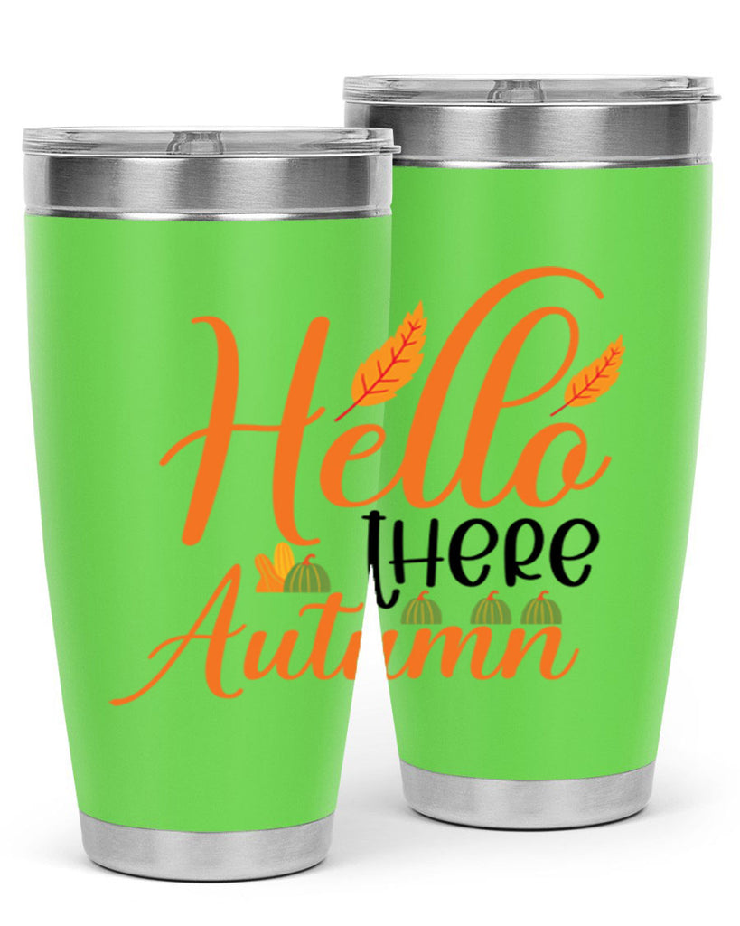 Hello There Autumn 297#- fall- Tumbler