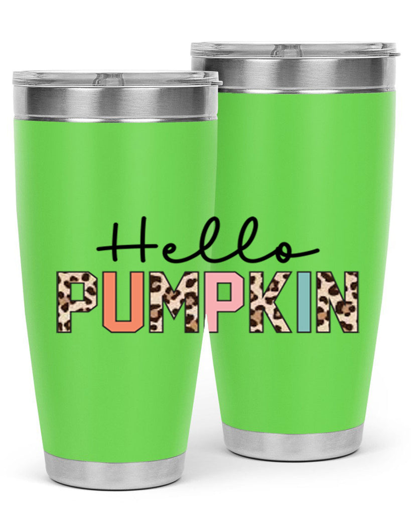 Hello pumpkin 289#- fall- Tumbler