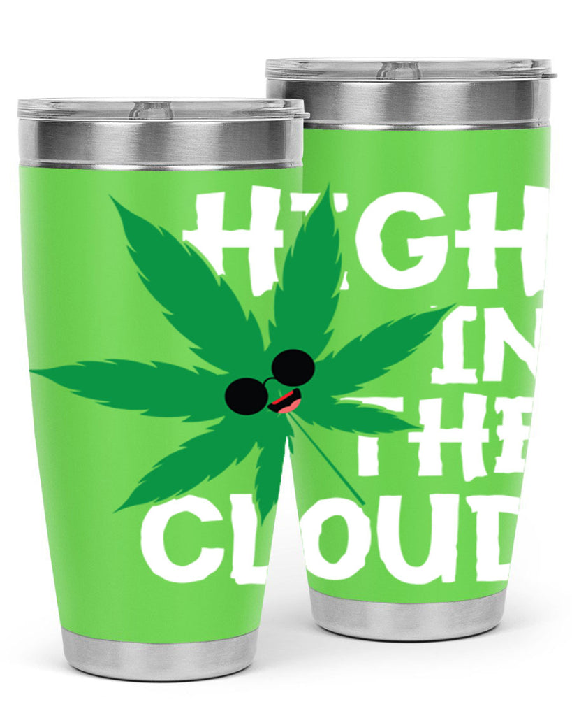 High in the cloud 114#- marijuana- Tumbler