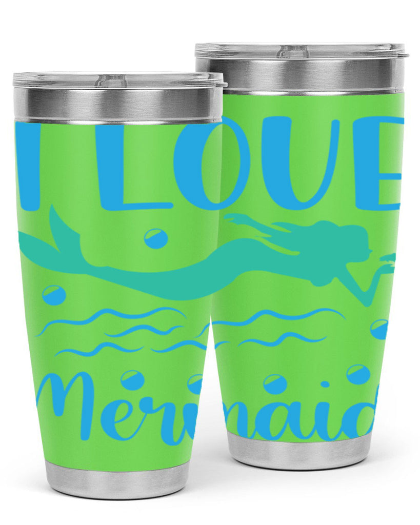 I Love Mermaid Design 231#- mermaid- Tumbler