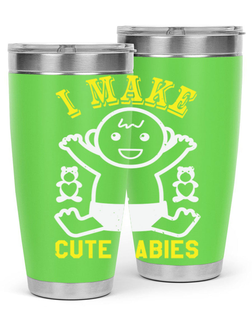 I make cute babies Style 36#- baby shower- tumbler