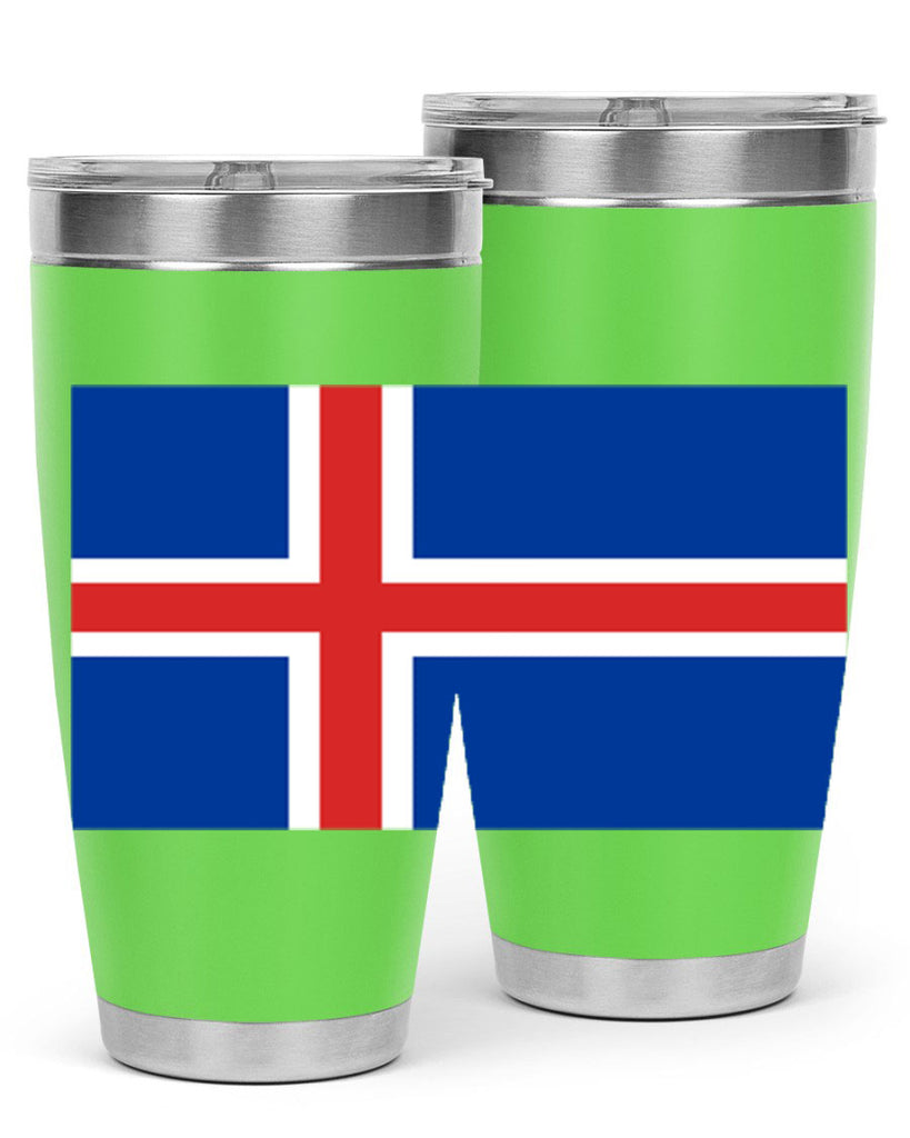 Iceland 122#- world flags- Tumbler