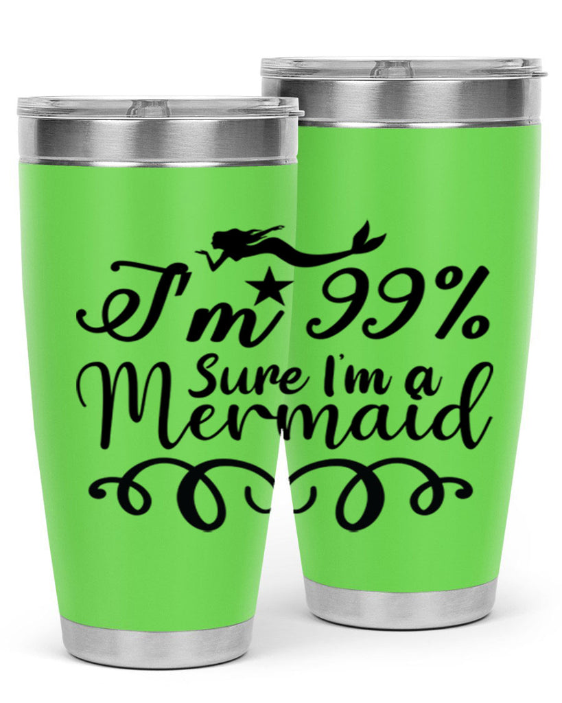 Im sure im a 249#- mermaid- Tumbler