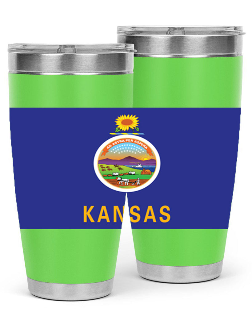 Kansas 36#- Us Flags- Tumbler