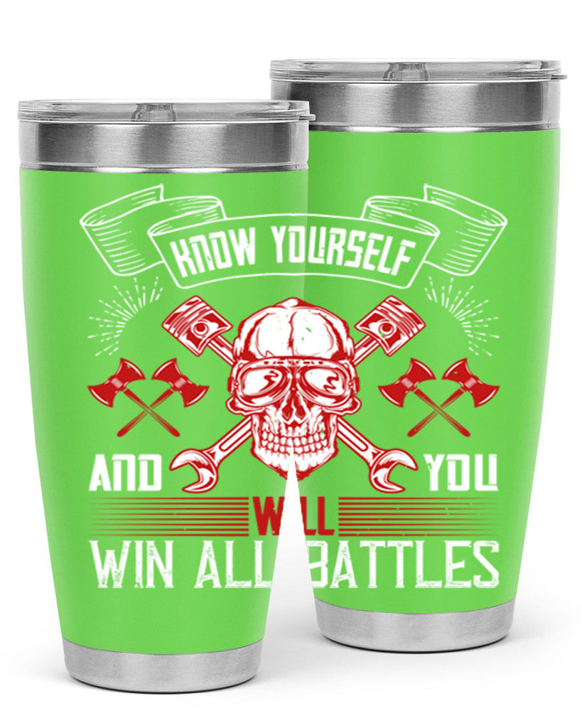 Know yourself and you will win all battles Style 25#- coaching- tumbler