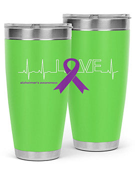 LOVE Gifts for Survivors National Alzheimers Awareness 191#- alzheimers- Tumbler