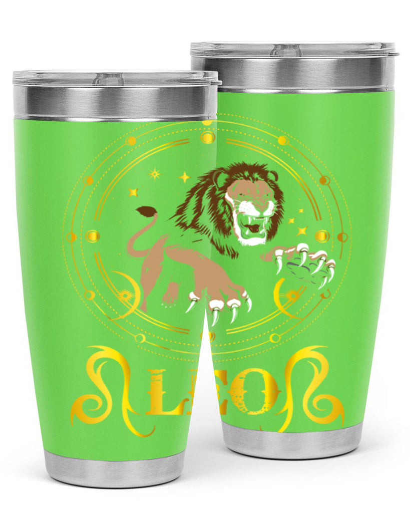 Leo 297#- zodiac- Tumbler