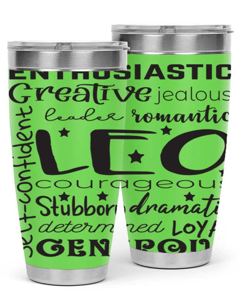 Leo 568#- zodiac- Tumbler