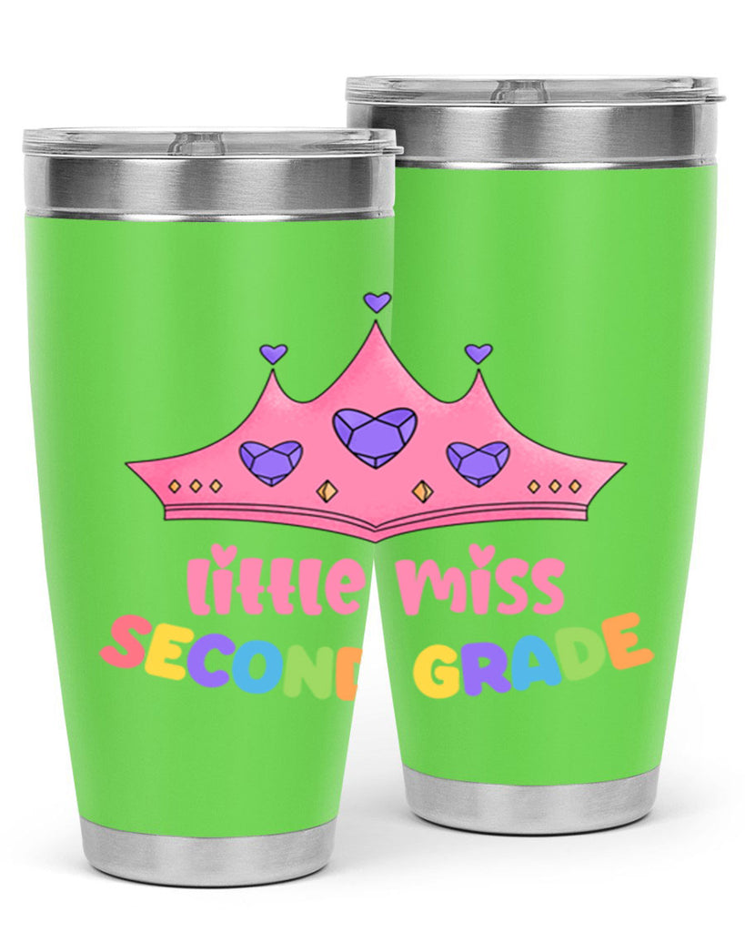 Little Miss 2nd Grade 16#- second grade- Tumbler