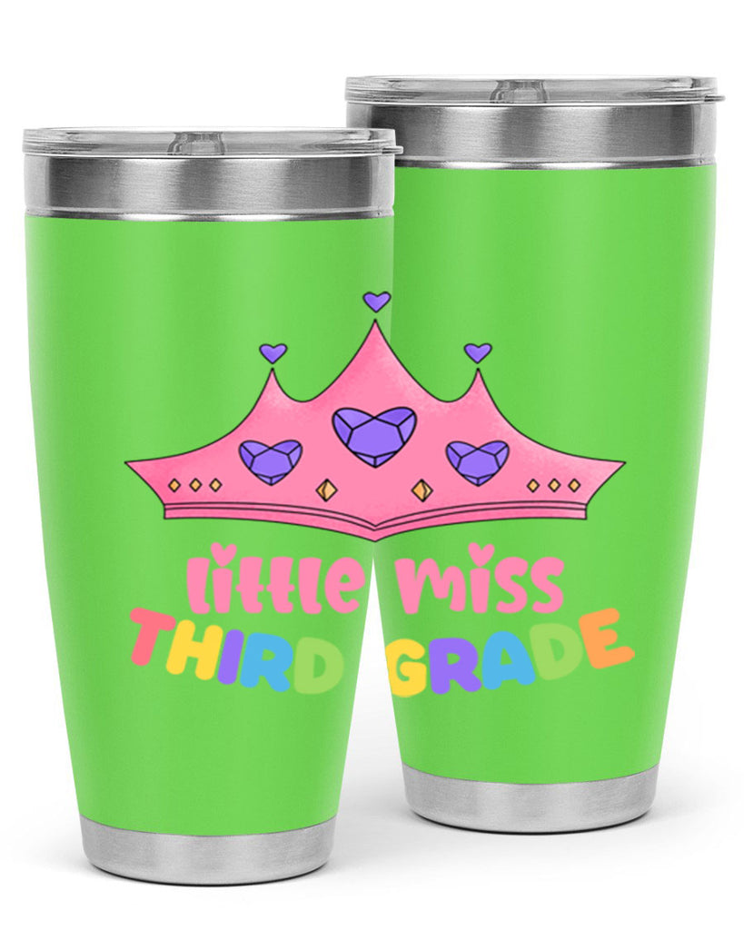 Little Miss 3rd Grade 16#- 3rd grade- Tumbler