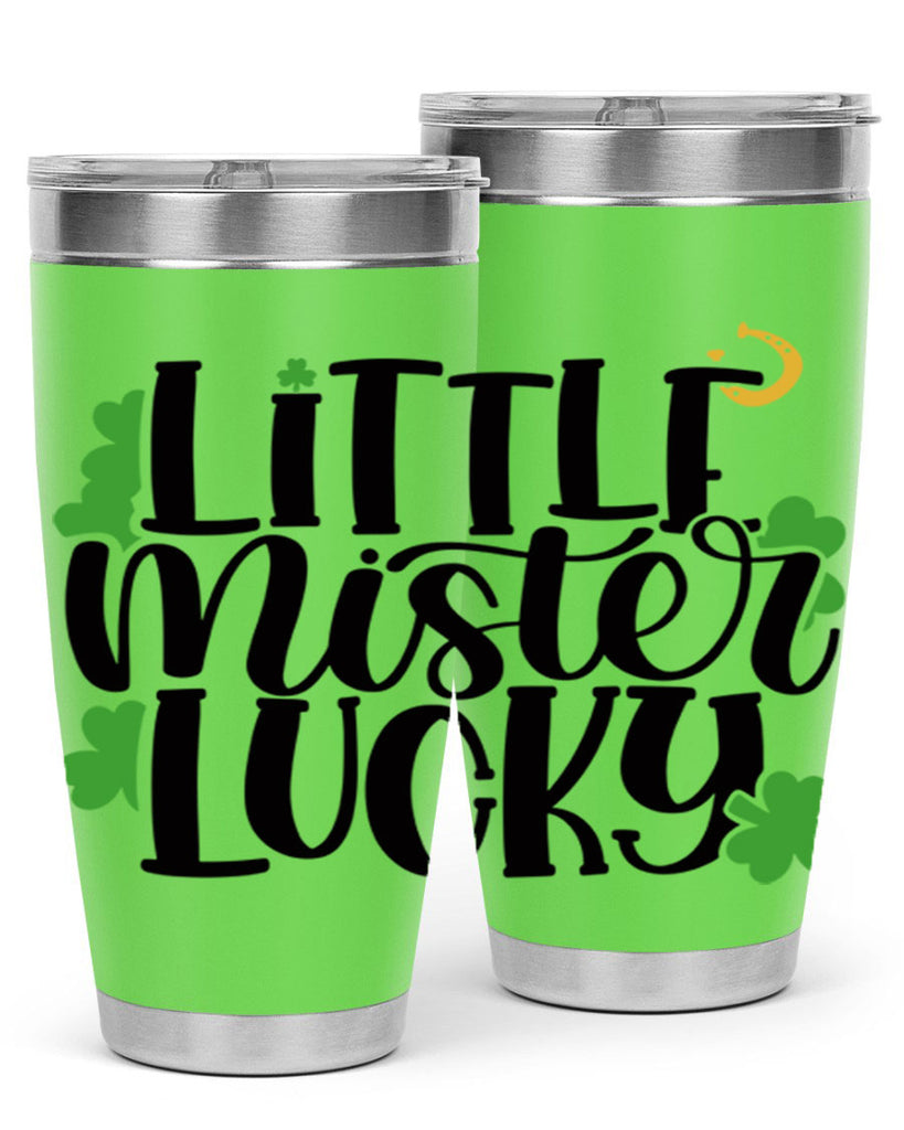 Little Mister Lucky Style 67#- St Patricks Day- Tumbler