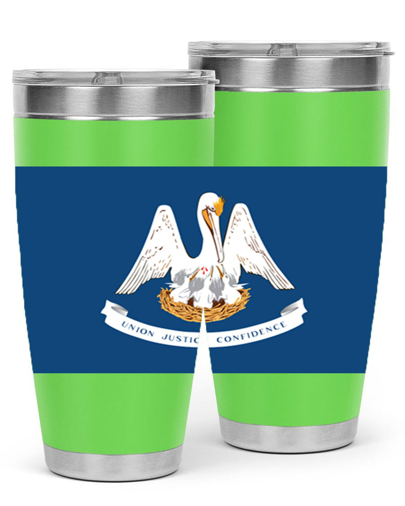 Louisiana 34#- Us Flags- Tumbler