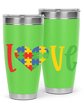 Love Style 30#- autism- Tumbler