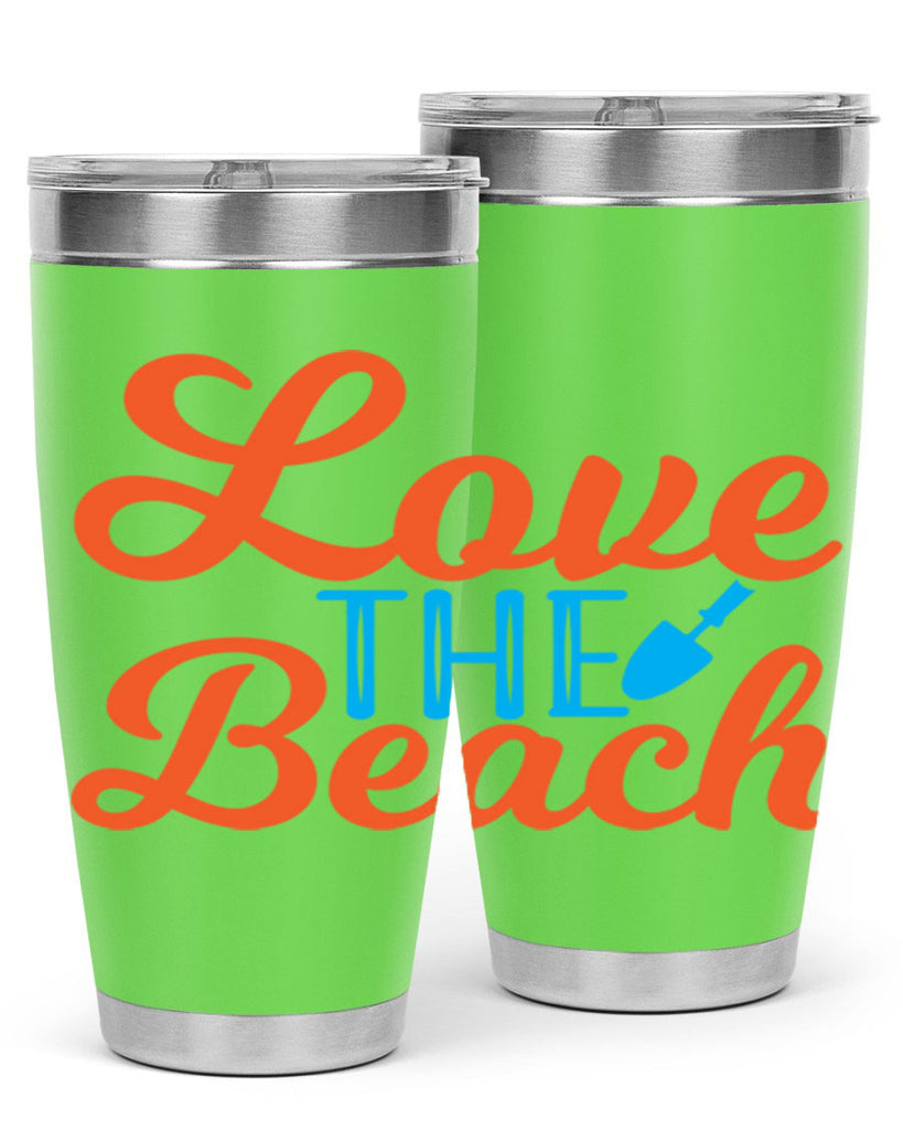 Love The Beach 306#- mermaid- Tumbler