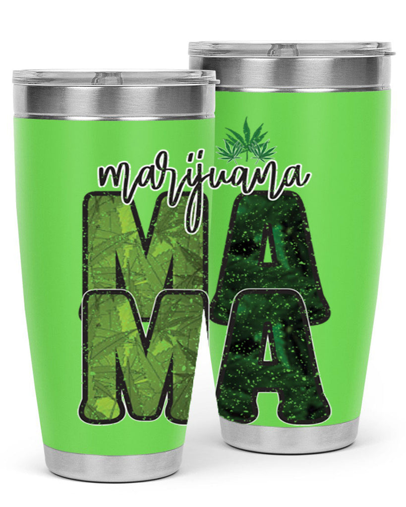 Marijuana Mama Sublimation 205#- marijuana- Tumbler