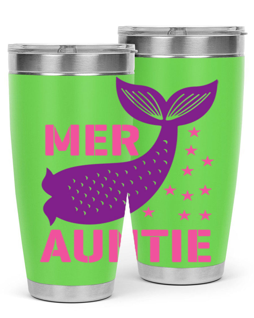 Mer Auntie 320#- mermaid- Tumbler