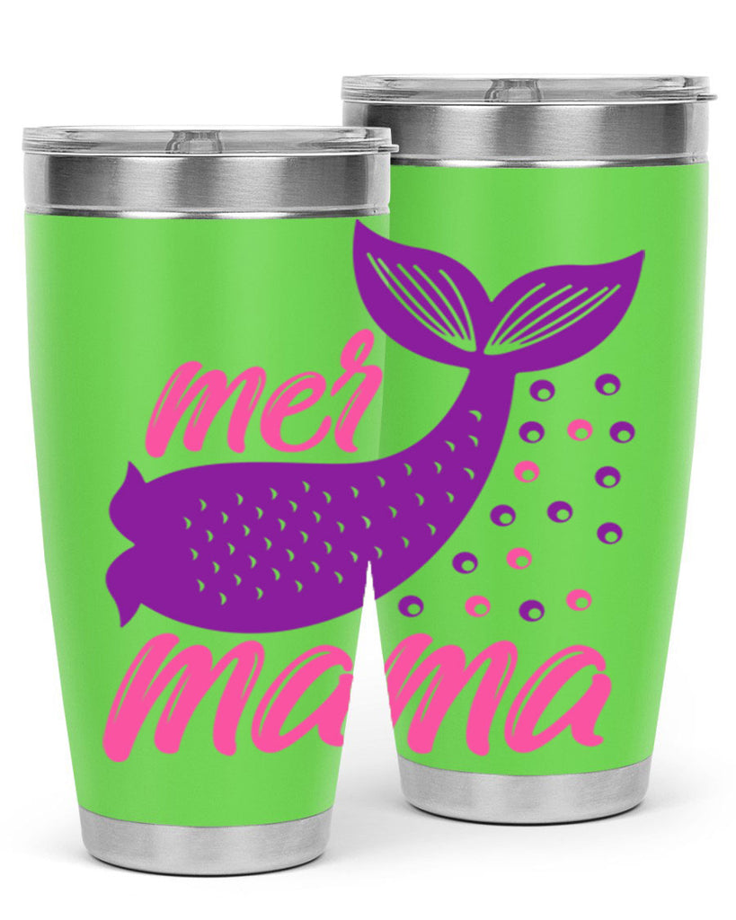 Mer Mama 335#- mermaid- Tumbler