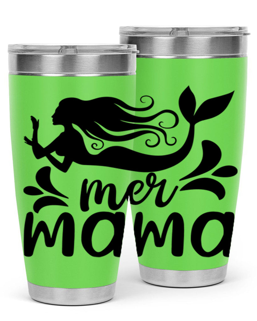 Mer mama 349#- mermaid- Tumbler