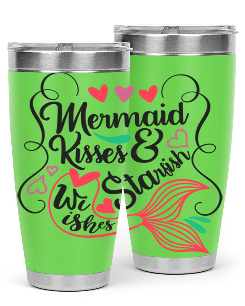 Mermaid Kisses Starfish Wishes 368#- mermaid- Tumbler