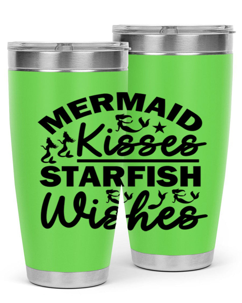 Mermaid Kisses Starfish Wishes 424#- mermaid- Tumbler