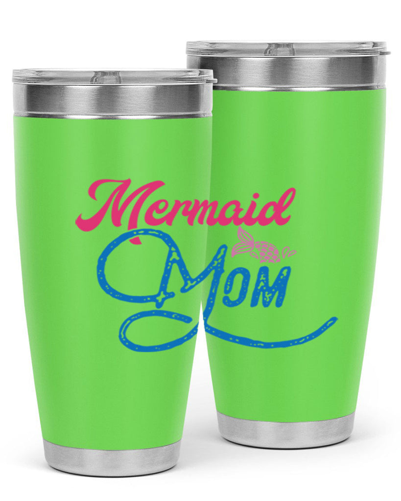 Mermaid Mom 371#- mermaid- Tumbler