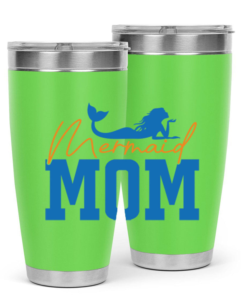 Mermaid Mom 375#- mermaid- Tumbler