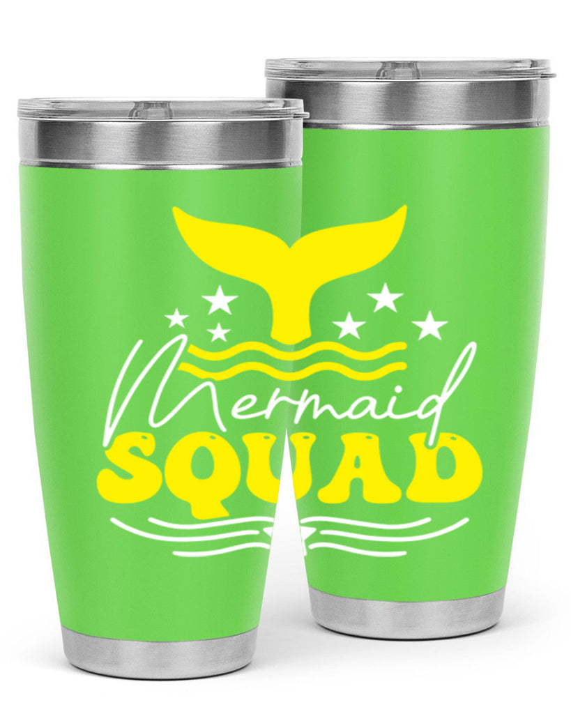 Mermaid Squad 377#- mermaid- Tumbler