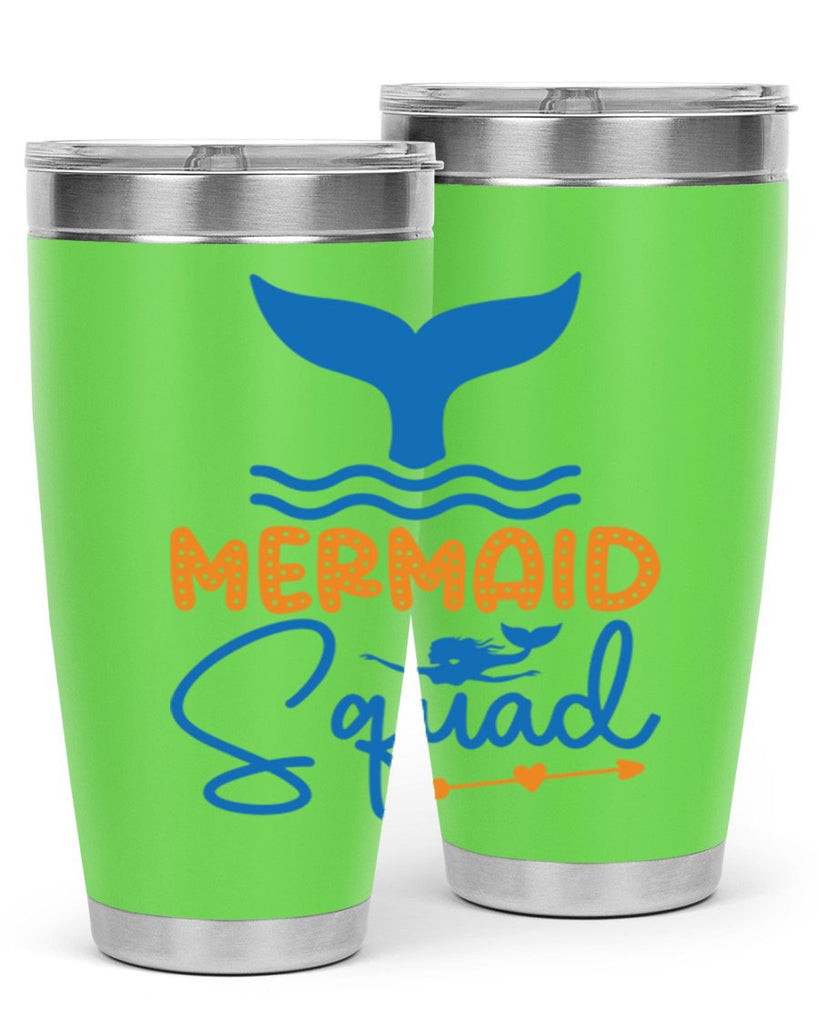 Mermaid Squad 378#- mermaid- Tumbler