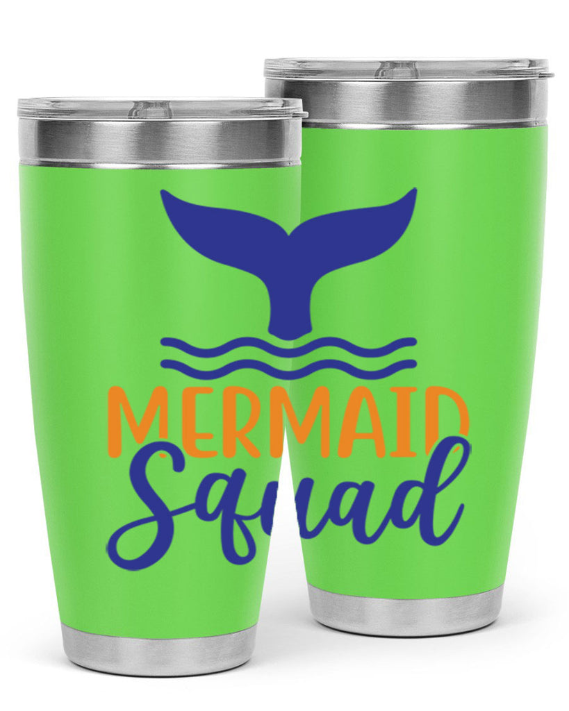 Mermaid Squad 379#- mermaid- Tumbler