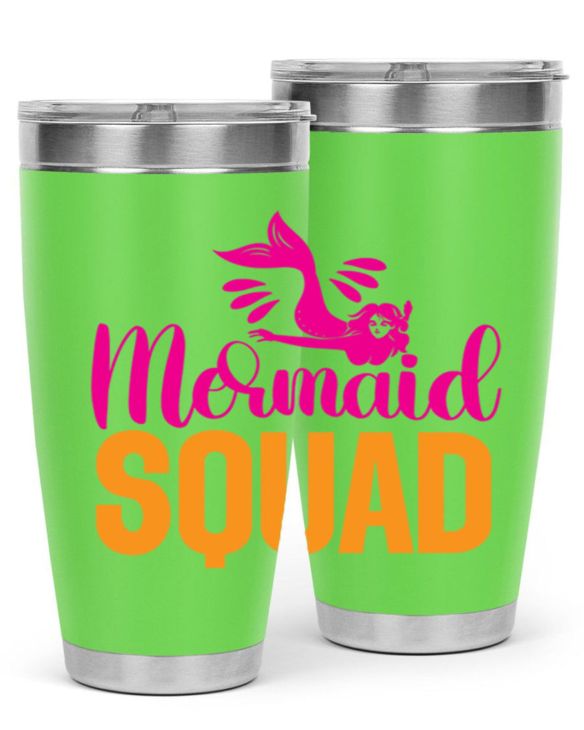 Mermaid Squad 381#- mermaid- Tumbler