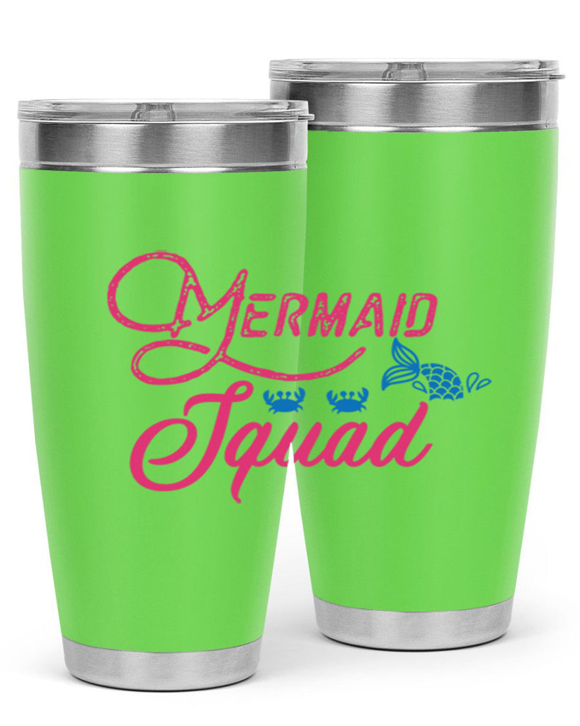 Mermaid Squad 383#- mermaid- Tumbler