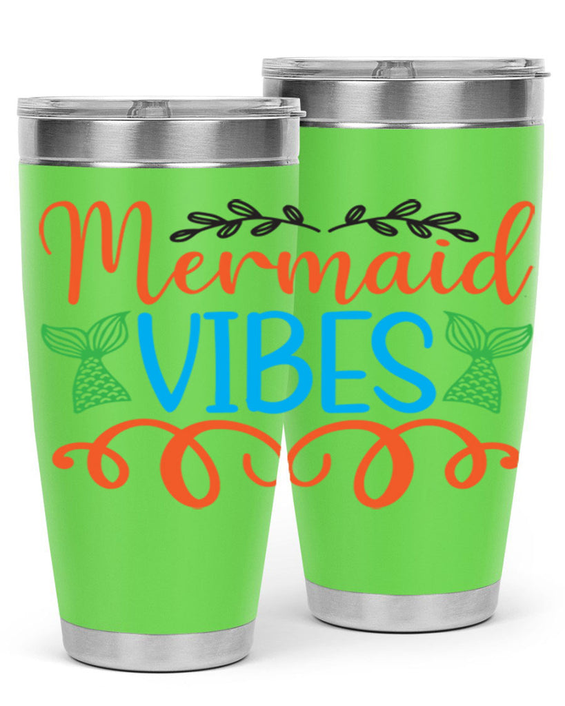 Mermaid Vibes 458#- mermaid- Tumbler