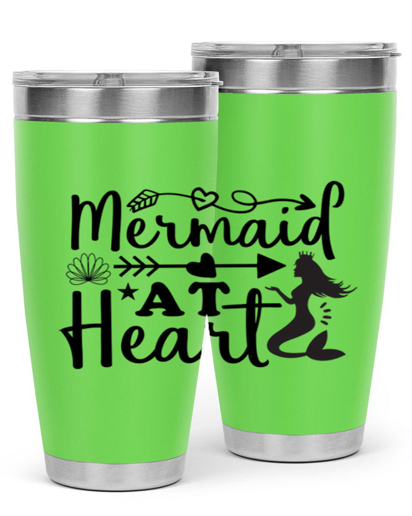 Mermaid at Heart design 397#- mermaid- Tumbler