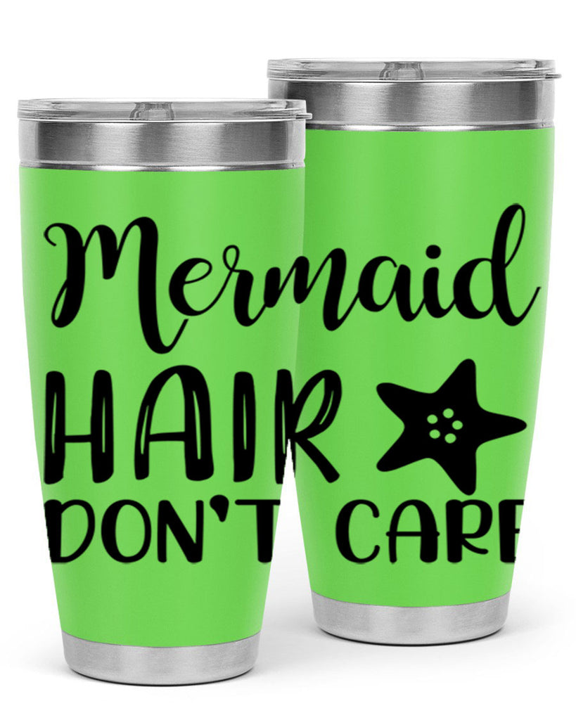 Mermaid hair dont care 411#- mermaid- Tumbler