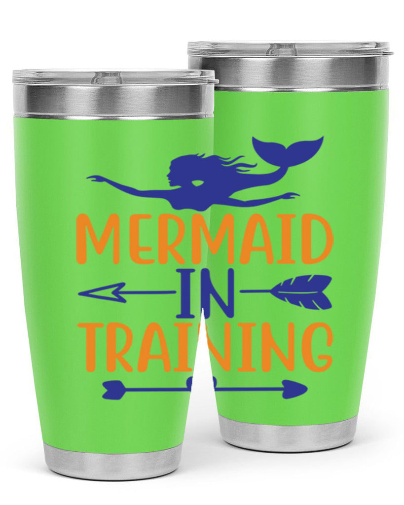 Mermaid in Training 360#- mermaid- Tumbler