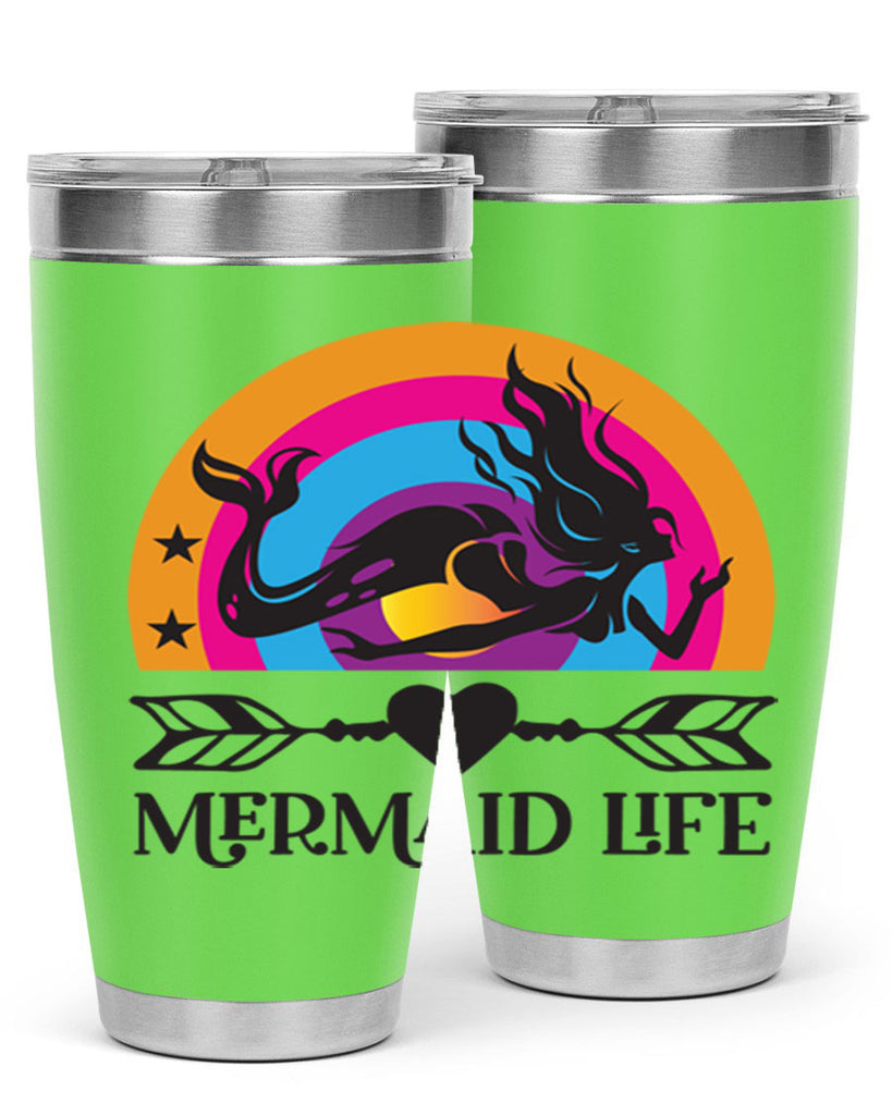 Mermaid life 431#- mermaid- Tumbler