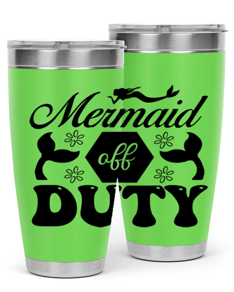 Mermaid off duty 433#- mermaid- Tumbler